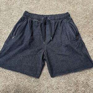 CSG Fit Brushed Tech Jersey Sweat Shorts Mens XXXL Heather Gray Drawstring Waist